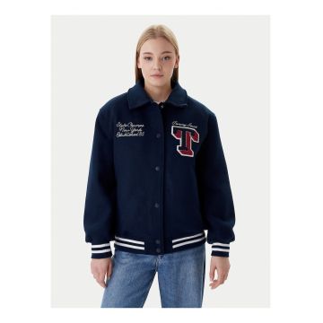Geaca bomber cu logo regular fit