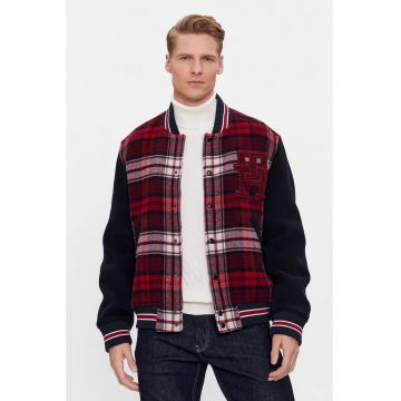 Geaca bomber  Varsity MW0MW34023 - Rosu