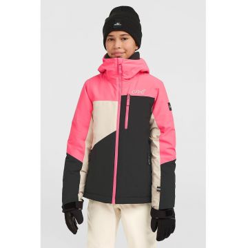 Geaca cu model colorblock - pentru schi FWC'Cruz - Negru/Roz