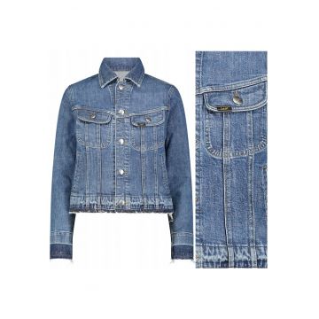 Geaca dama -  RIDER JACKET PastTheHorizon - slim fit - albastru - bumbac