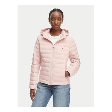 Geaca de puf slim fit cu gluga