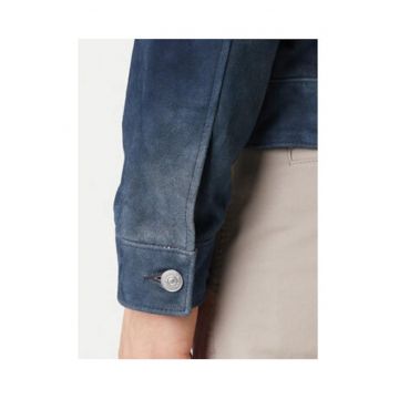 Geaca din denim cu buzunare multiple