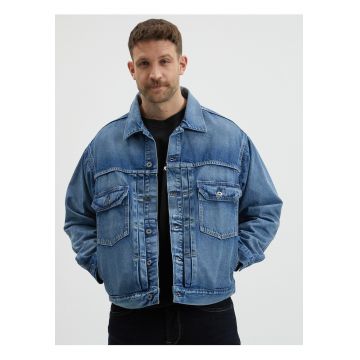 Geaca din denim supradimensionata