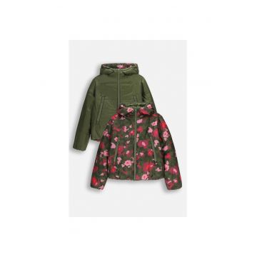 Geaca reversibila copii -  poliester - multicolor