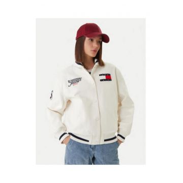 Jacheta bomber cu logo brodat -