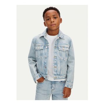 jacheta denim cu nasturi