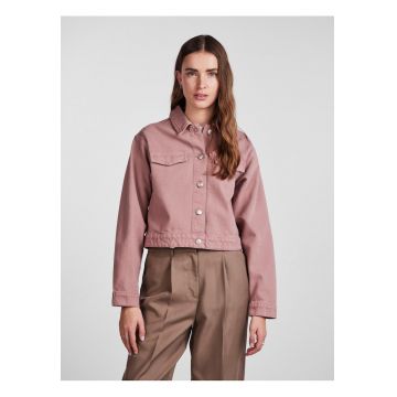 Jacheta din denim crop Tessie -