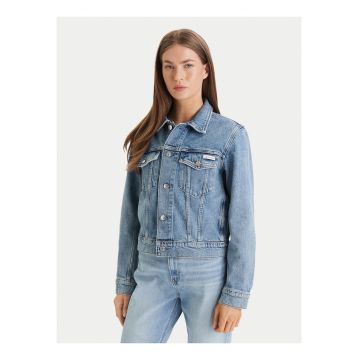 Jacheta din denim cu buzunare