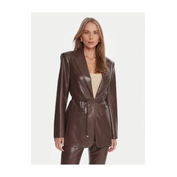 Jacheta imitatie de piele pentru femei Marciano Guess - maro - Maro