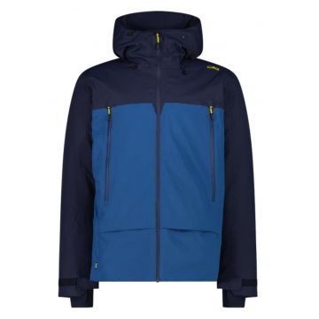 Jacheta impermeabila barbati  FIX HOOD - Albastru/Bleumarin