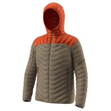 Jacheta puf barbati  Ridge Ultralight Down - Maro/Portocaliu