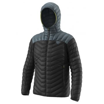 Jacheta puf barbati  Ridge Ultralight Down - Negru/Albastru deschis