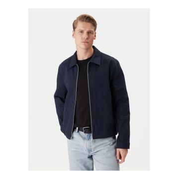 Jacheta regular fit cu guler clasic -