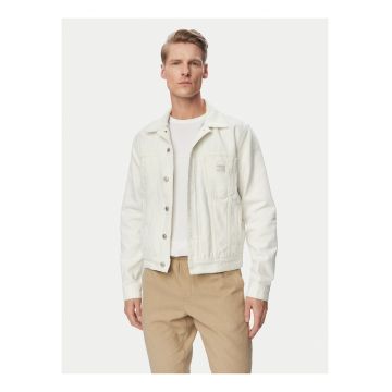 Jacheta regular fit din denim cu model uni