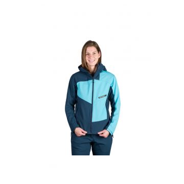 Jacheta softshell 3L femei Chandra - Albastru