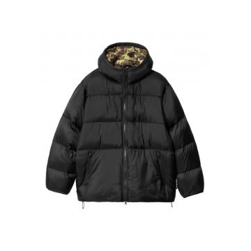 Geaca barbati  Toronto Camo - negru-verde - material duck -