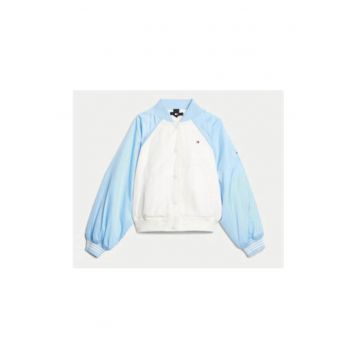 Geaca bomber cu fermoar -