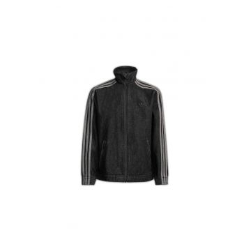 Geaca de blugi unisex copii -  lejer - negru - bumbac