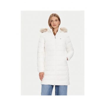Geaca de puf tip parka cu fermoar -