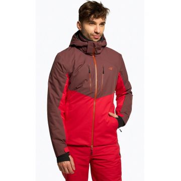 Geaca de ski barbati -  Poliester - Rosu/Maro - Rosu/Maro
