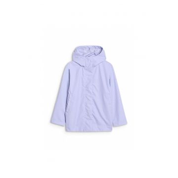 Geaca de Tranzitie Unisex  Junior Violet SS25 - Rezistenta la Apa si Vant - Gluga Integrata - Marime 122