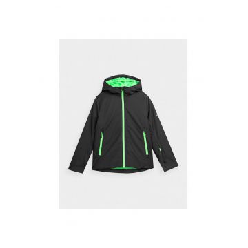 Geaca pentru ski Baieti -  302874156 - Poliester - Negru