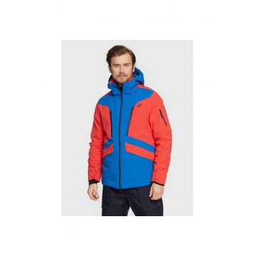 Geaca ski barbati -  63916 - Poliester - Portocaliu/Albastru