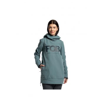 Geaca snowboard dama  albastru - H4Z22-SFD001F - Verde