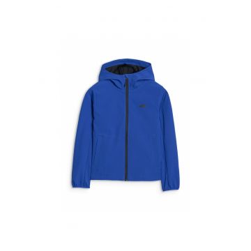 Geaca softshell copii  rezistenta la vant - poliester - albastra