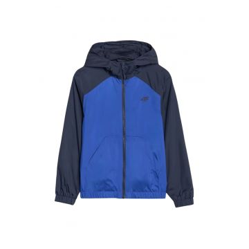 Geaca sport baieti  M185 - confort termic - hidrofoba - albastra - poliester -