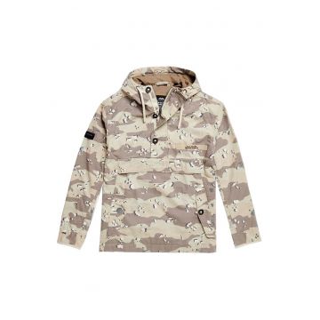 Jacheta barbati - Superdry - Overhead Jet - poliester - bej -