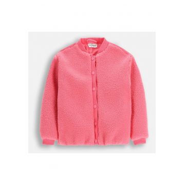 Jacheta bomber din material teddy -