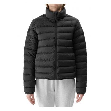 Jacheta dama  cu puf - neagra - poliester - design modern - impermeabila -