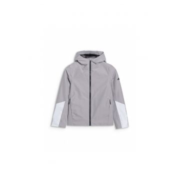 Jacheta de tranzitie copii -  Poliester - membrana 5000 - unisex - gri - primavara-vara