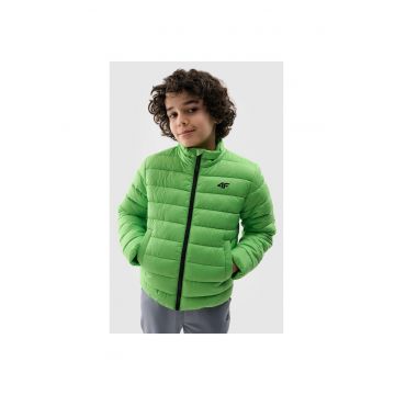 Jacheta Matlasata Baieti  Junior - Verde - Poliester Hidrofob - Tehnologie 4FWarm - Marime 140 - SPORTSTYLE