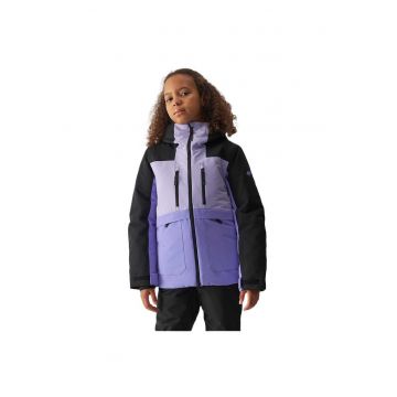 Jacheta pentru fete  multicolor - impermeabila - cu sistem Grow-Up - din poliester