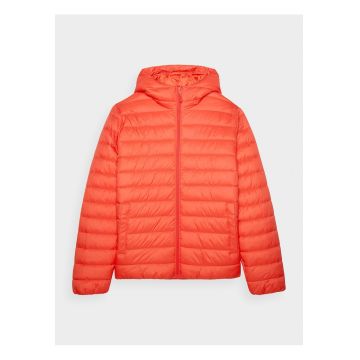Jacheta Puf Barbati  Carmin - Regular Fit - Hidrofob - Umplutura Reciclata - Confort Termic - Gluga Integrata - AW24