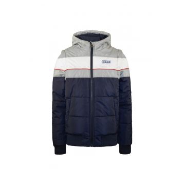Jacheta scurta cu gluga - Poliester - Multicolor