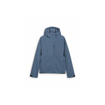 Jacheta softshell barbati  poliester - membrana NeoDry 10000 - gluga reglabila - albastru - Drytex