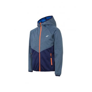 Jacheta softshell  HJZ19-JSFM002 - 2 buzunare laterale - poliester/elastan - albastru -