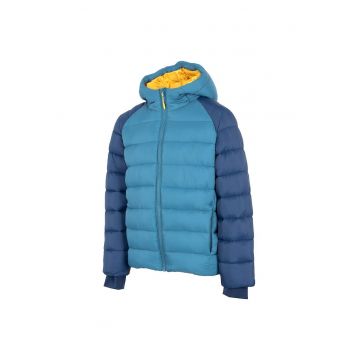 Jacheta sport copii  model HJZ22-JKUMP003 - gluga integrata - tehnologie 4FWarm - poliamida -
