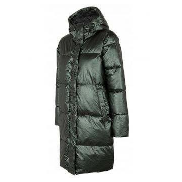 Palton matlasat pentru femei  KUDP011 40S - Verde - Verde