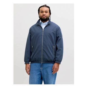 Plus Jacheta bomber - barbati big sizes - Albastru inchis