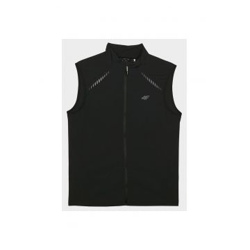 Vesta sport  alergare - neagra - ultrausoara - impermeabila - sintetic