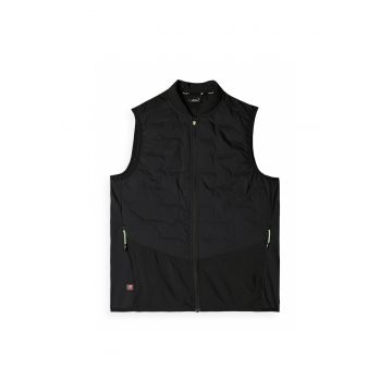 Vesta sport  pentru femei - guler ridicat - umplutura PrimaLoft Silver - gri - poliester - pentru alergare