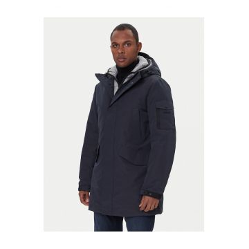 Geaca barbati -  parka - sintetic - albastru -