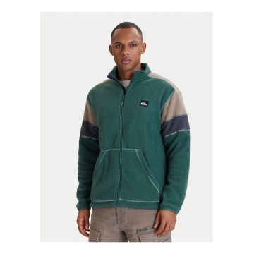 Geaca barbati -  verde - poliester - maneca lunga - fermoar -