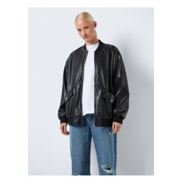 Geaca Bomber din imitatie de piele