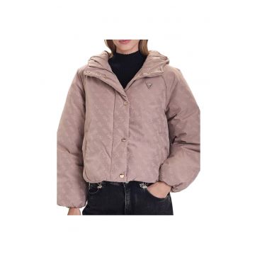 Geaca Boxy Puffer  Bej - Izolatie Termica Maxima - 100% Poliester -