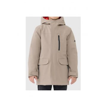 Geaca copii -  parka izolata - bej - membrana 5000